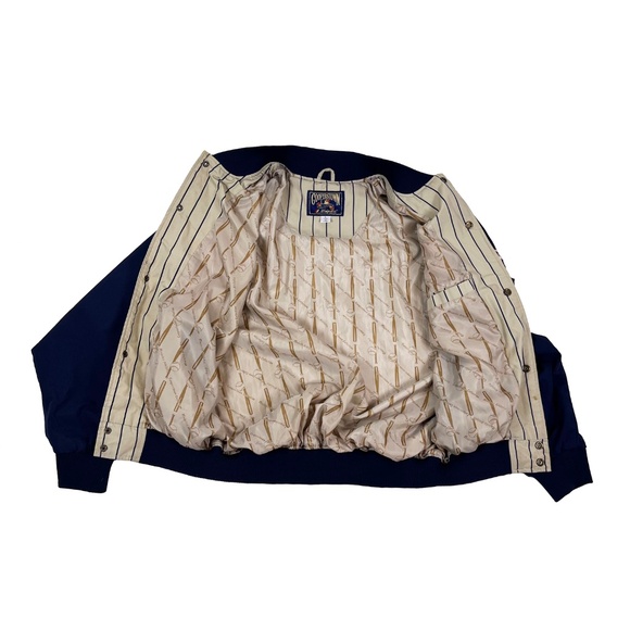 Vintage Majestic Yankees Cooperstown Collection Stripe World Series Jacket - Picture 3 of 8